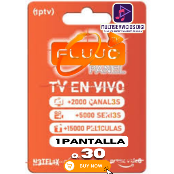 FLUJO TV 1 DISPOSITIVO 1 MES