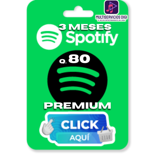 SPOTIFY PREMIUM 3 MESES