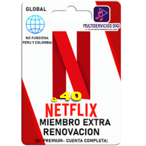 NETFLIX, UNICO PERFIL
