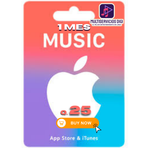 APPLE MUSIC 1 MES